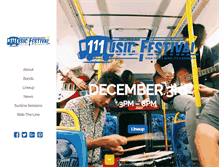 Tablet Screenshot of 111musicfestival.com